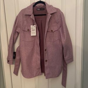 ZARA oversized shacket